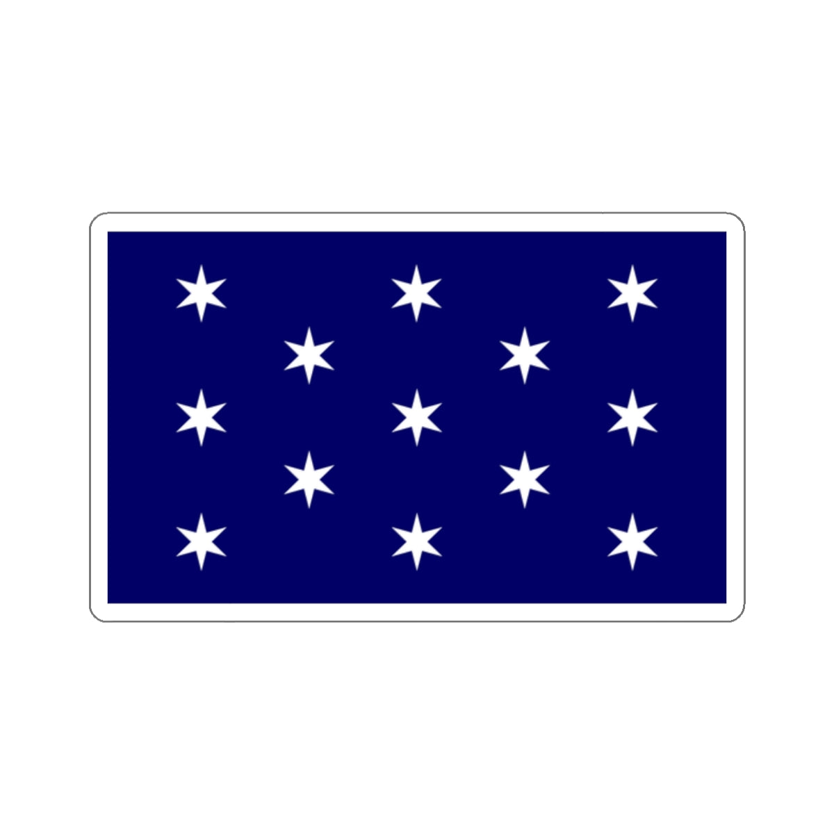 Flag of Washington, New York - STICKER Vinyl Kiss-Cut Decal