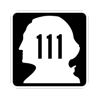 WA-111 (Washington) (Road Sign) STICKER Vinyl Kiss-Cut Decal