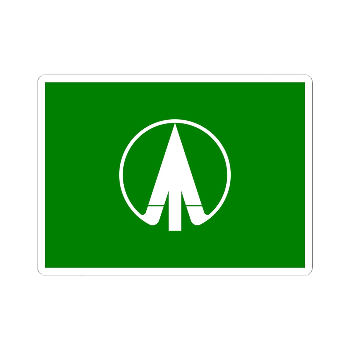 Flag of Nogi Tochigi (Japan) STICKER Vinyl Kiss-Cut Decal