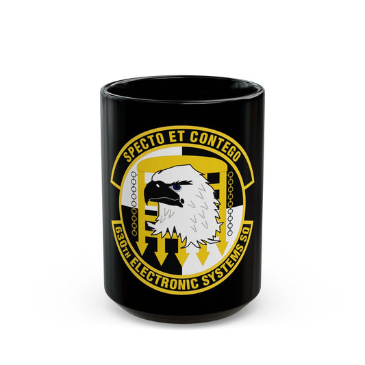 630th Electronic Systems Squadron (U.S. Air Force) Black Coffee Mug-15oz-The Sticker Space