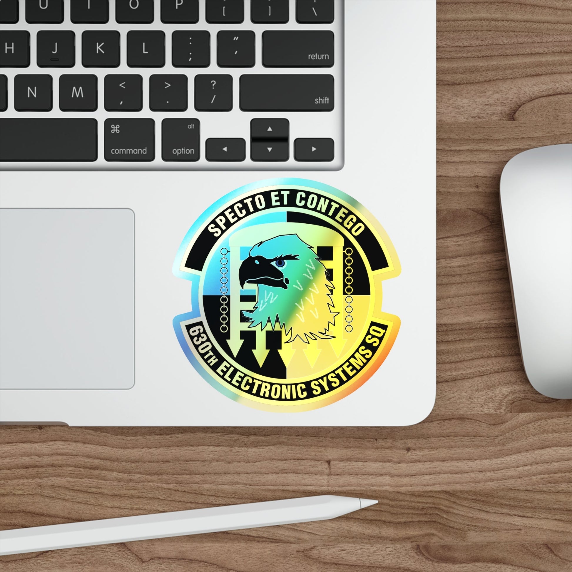 630th Electronic Systems Squadron (U.S. Air Force) Holographic STICKER Die-Cut Vinyl Decal-The Sticker Space