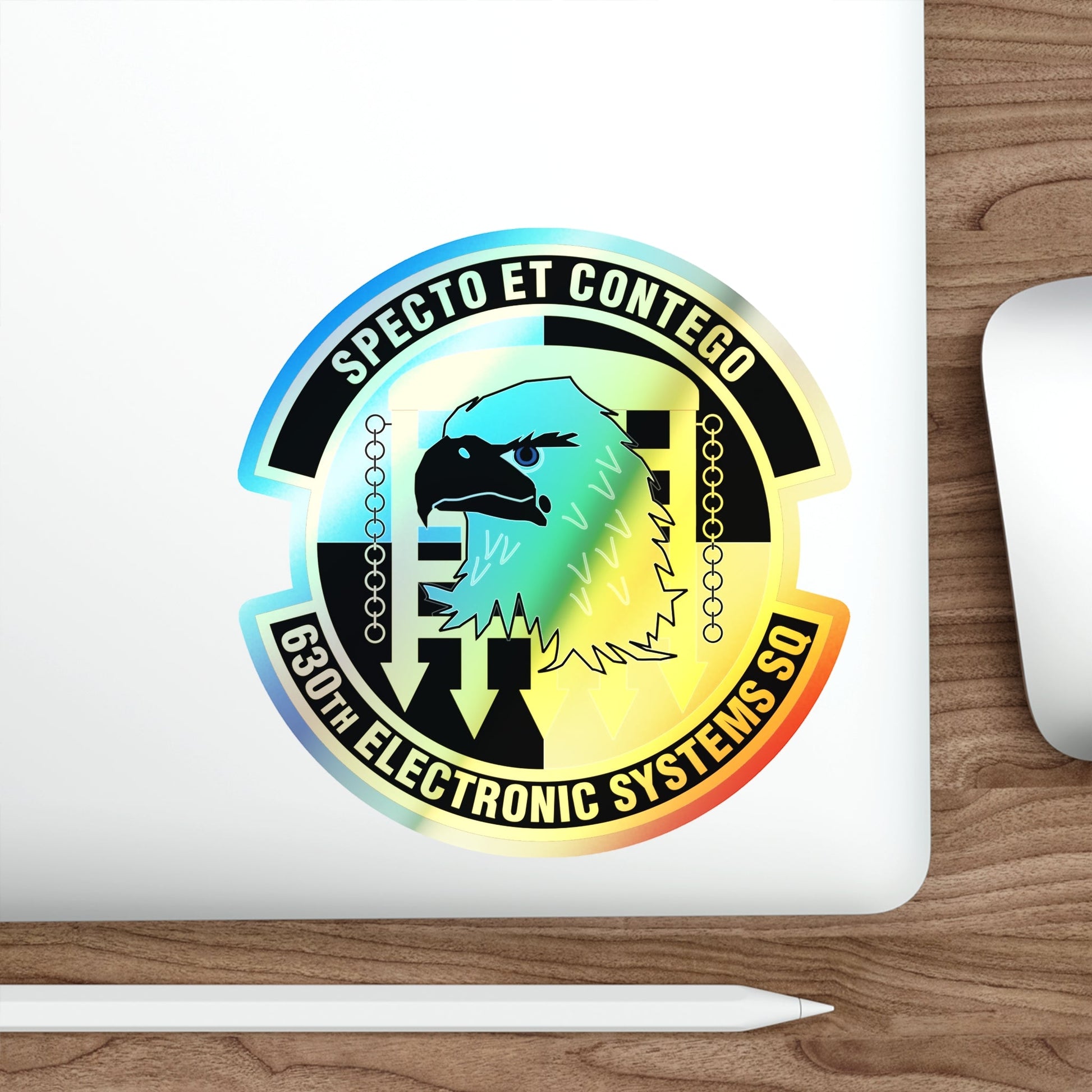 630th Electronic Systems Squadron (U.S. Air Force) Holographic STICKER Die-Cut Vinyl Decal-The Sticker Space