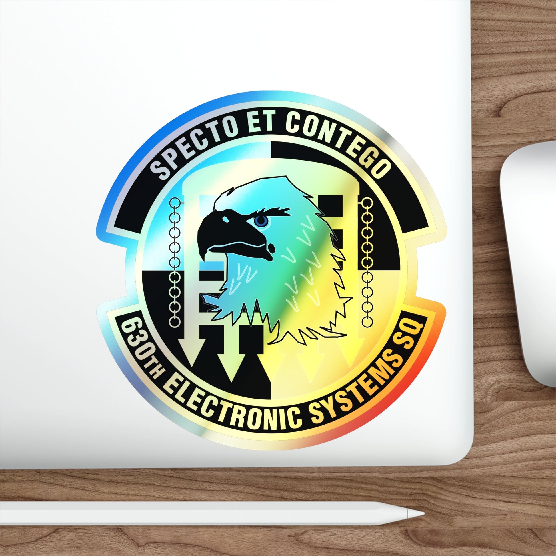 630th Electronic Systems Squadron (U.S. Air Force) Holographic STICKER Die-Cut Vinyl Decal-The Sticker Space