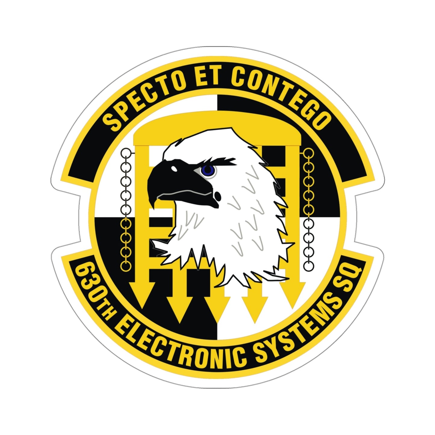 630th Electronic Systems Squadron (U.S. Air Force) STICKER Vinyl Die-Cut Decal-4 Inch-The Sticker Space