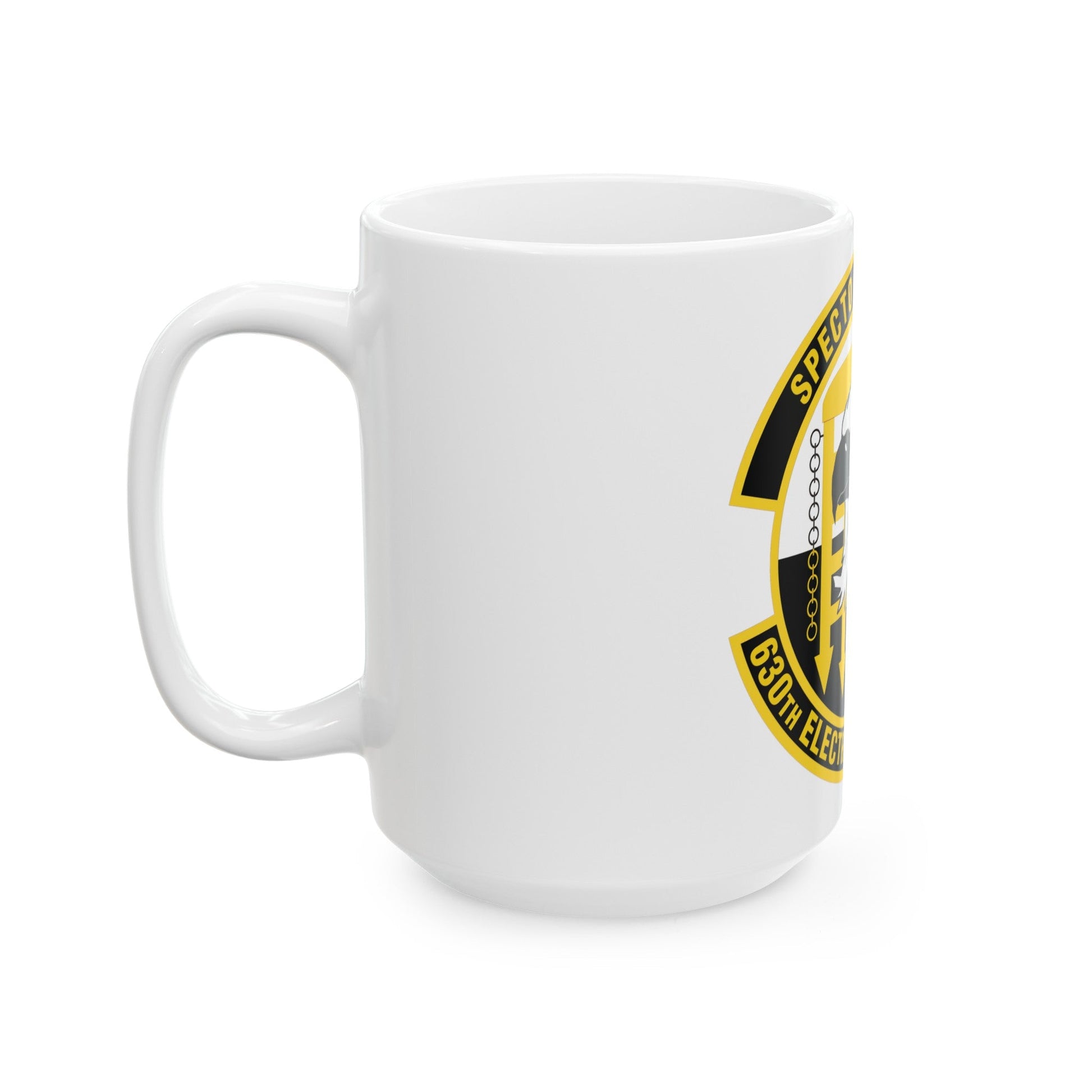 630th Electronic Systems Squadron (U.S. Air Force) White Coffee Mug-The Sticker Space