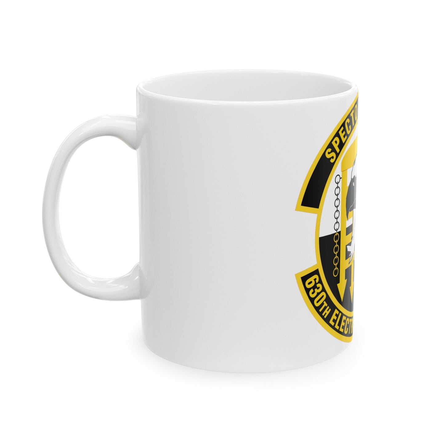 630th Electronic Systems Squadron (U.S. Air Force) White Coffee Mug-The Sticker Space