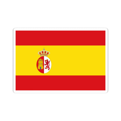 Flag of Spain 1785-1873 18751931 type 2 (Spain) STICKER Vinyl Kiss-Cut Decal