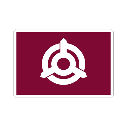 Flag of Kunitomi Miyazaki (Japan) STICKER Vinyl Kiss-Cut Decal