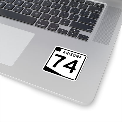 Arizona 74 (Arizona) (Road Sign) STICKER Vinyl Kiss-Cut Decal