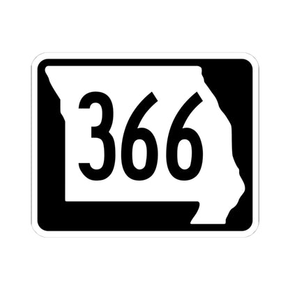 MO-366 (Missouri) (Road Sign) STICKER Vinyl Kiss-Cut Decal