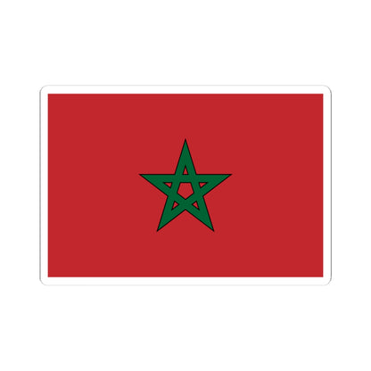 Flag of Morocco solid (Morocco) STICKER Vinyl Kiss-Cut Decal