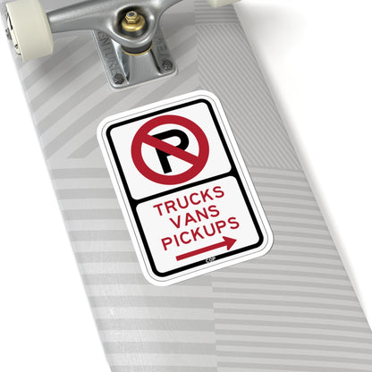 PBOT Road sign P1955R (Oregon) (Road Sign) STICKER Vinyl Kiss-Cut Decal