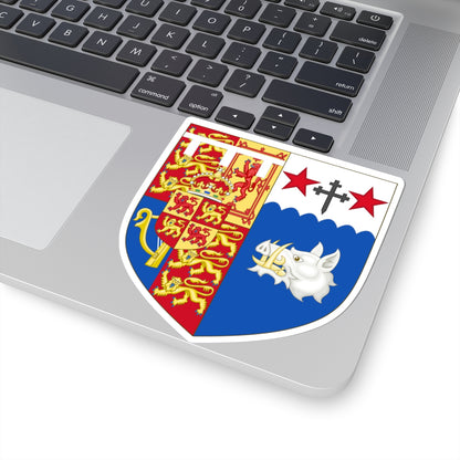 Arms of Camilla Duchess of Cornwall (United Kingdom) (Coat of Arms) STICKER Vinyl Kiss-Cut Decal
