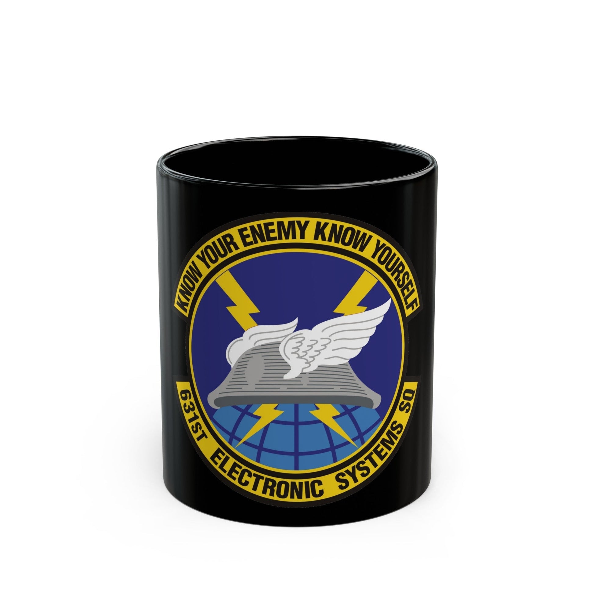 631st Electronic Systems Squadron (U.S. Air Force) Black Coffee Mug-11oz-The Sticker Space