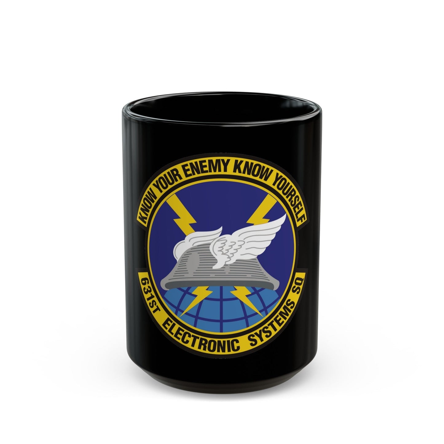 631st Electronic Systems Squadron (U.S. Air Force) Black Coffee Mug-15oz-The Sticker Space