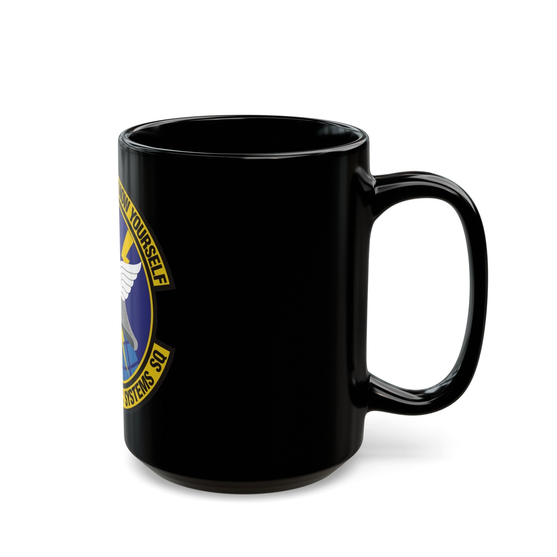 631st Electronic Systems Squadron (U.S. Air Force) Black Coffee Mug-The Sticker Space