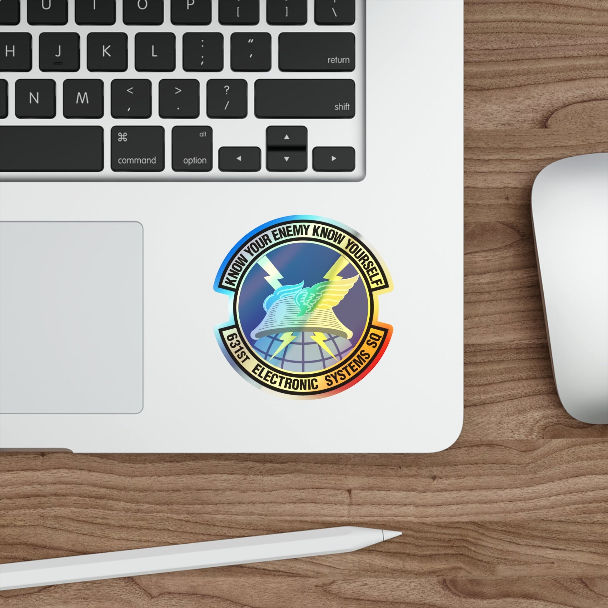 631st Electronic Systems Squadron (U.S. Air Force) Holographic STICKER Die-Cut Vinyl Decal-The Sticker Space