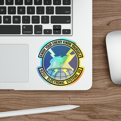 631st Electronic Systems Squadron (U.S. Air Force) Holographic STICKER Die-Cut Vinyl Decal-The Sticker Space