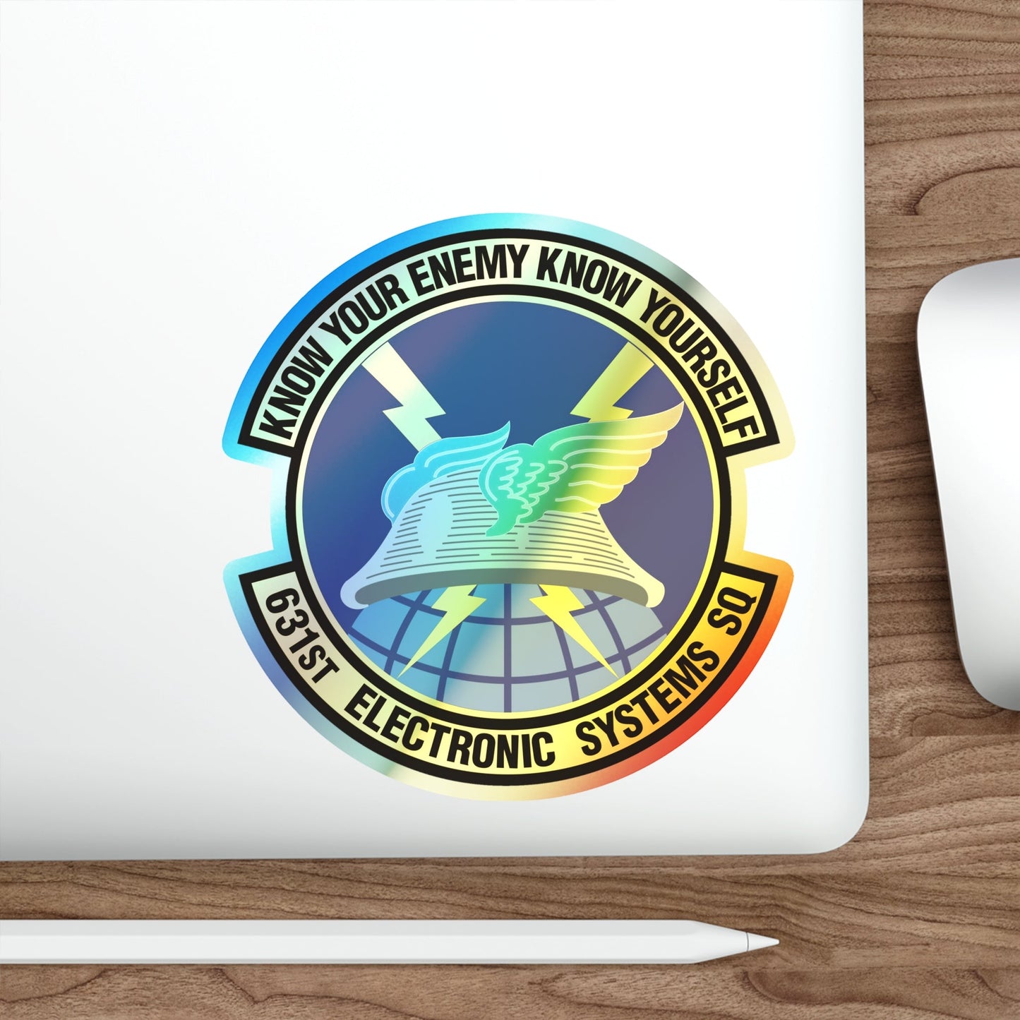 631st Electronic Systems Squadron (U.S. Air Force) Holographic STICKER Die-Cut Vinyl Decal-The Sticker Space