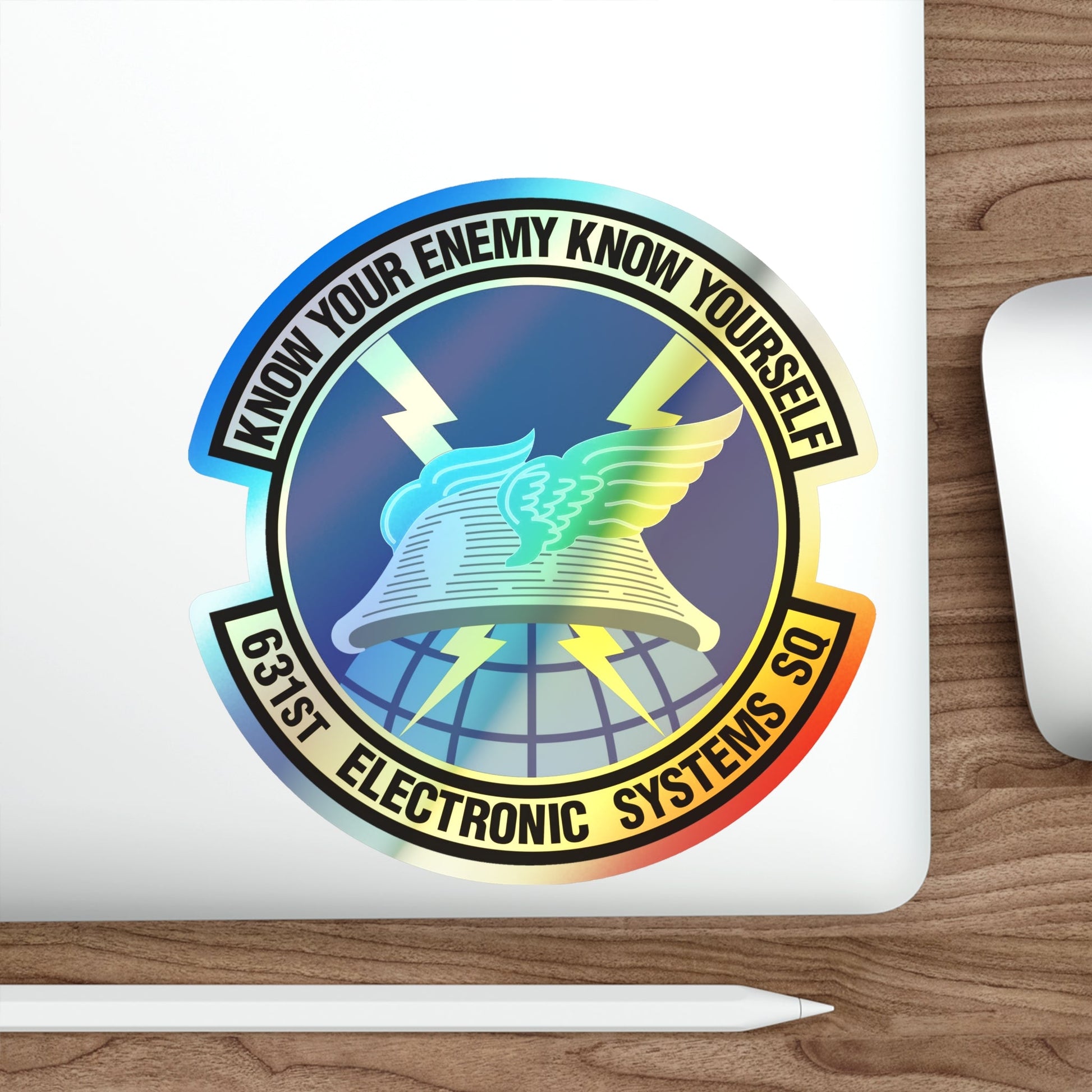 631st Electronic Systems Squadron (U.S. Air Force) Holographic STICKER Die-Cut Vinyl Decal-The Sticker Space