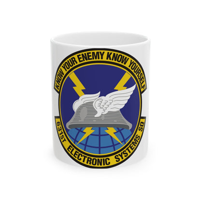 631st Electronic Systems Squadron (U.S. Air Force) White Coffee Mug-11oz-The Sticker Space