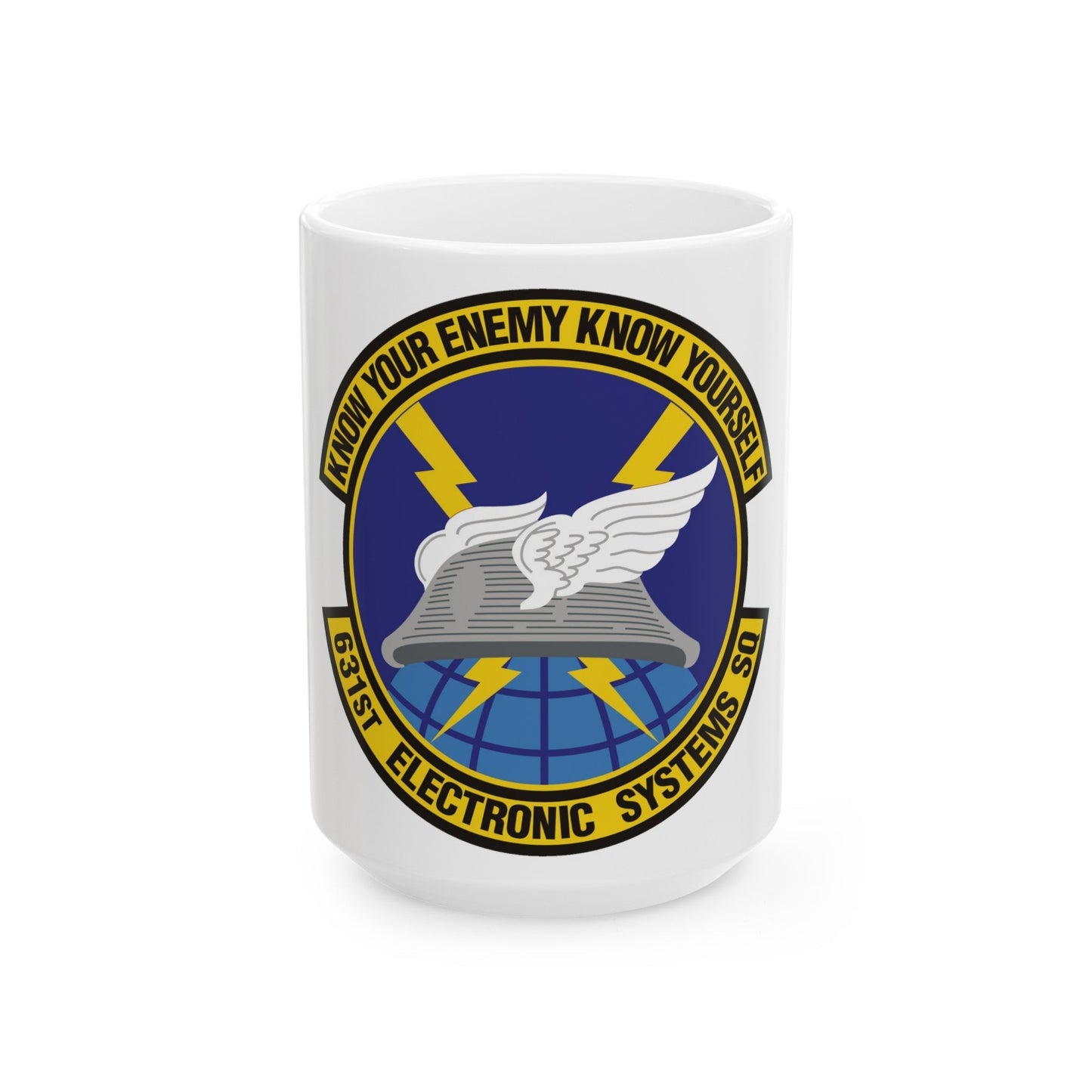 631st Electronic Systems Squadron (U.S. Air Force) White Coffee Mug-15oz-The Sticker Space