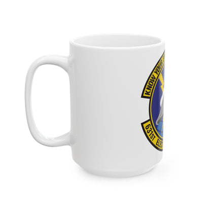 631st Electronic Systems Squadron (U.S. Air Force) White Coffee Mug-The Sticker Space