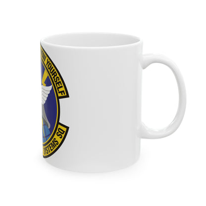 631st Electronic Systems Squadron (U.S. Air Force) White Coffee Mug-The Sticker Space