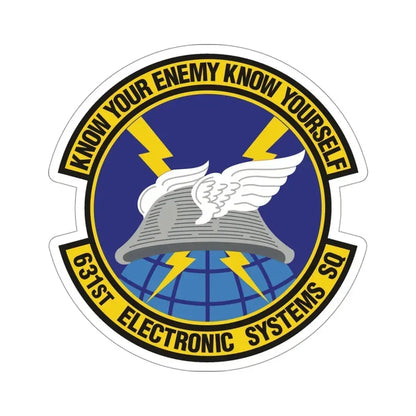 631st Electronic Systems Squadron (U.S. Air Force) STICKER Vinyl Die-Cut Decal 4 Inch - The Sticker Space