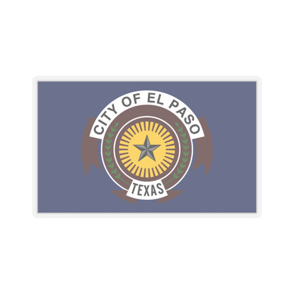 Flag of El Paso, Texas - STICKER Vinyl Kiss-Cut Decal