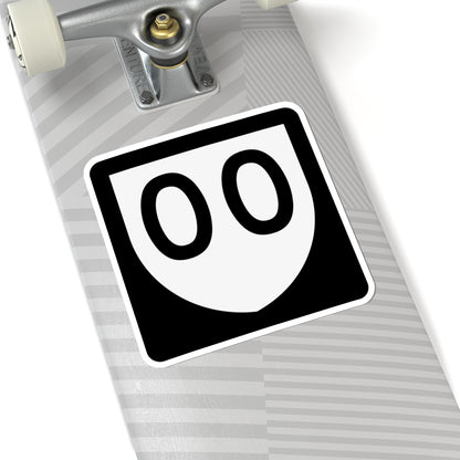 PR urban primary 00 (Puerto Rico) (Road Sign) STICKER Vinyl Kiss-Cut Decal