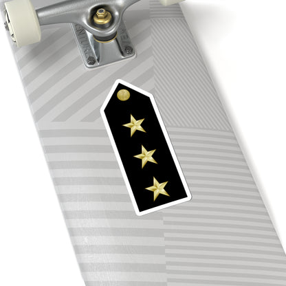 EgyptianNavyInsignia Lieutenant shoulderboard (Egypt) (Military Rank) STICKER Vinyl Kiss-Cut Decal