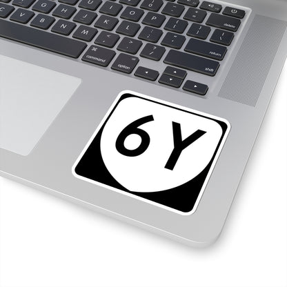 Virginia 6Y (Virginia) (Road Sign) STICKER Vinyl Kiss-Cut Decal