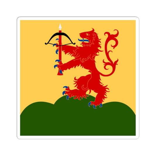 Kronobergs lan vapenflagga (Sweden) STICKER Vinyl Kiss-Cut Decal