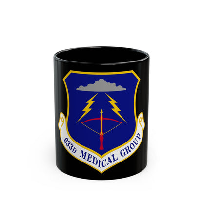 633 Medical Group ACC (U.S. Air Force) Black Coffee Mug-11oz-The Sticker Space