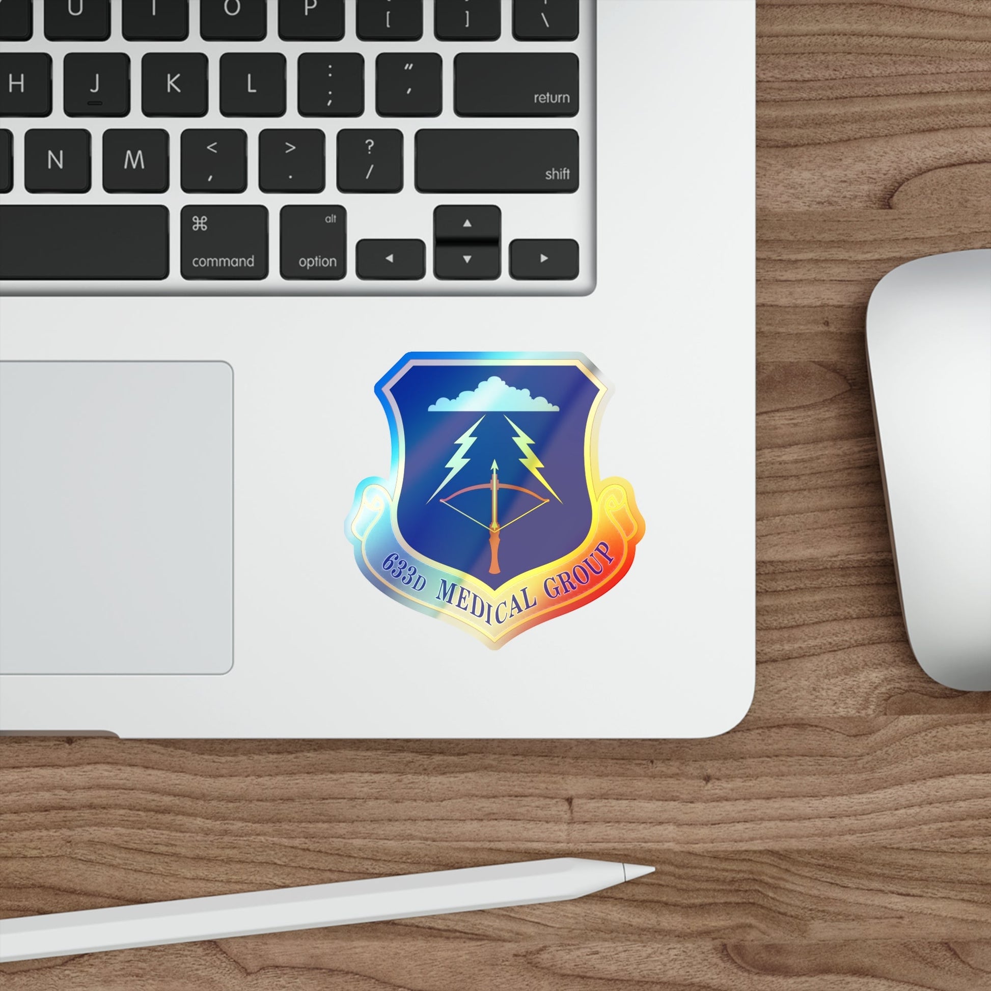 633 Medical Group ACC (U.S. Air Force) Holographic STICKER Die-Cut Vinyl Decal-The Sticker Space