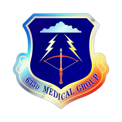 633 Medical Group ACC (U.S. Air Force) Holographic STICKER Die-Cut Vinyl Decal-4 Inch-The Sticker Space