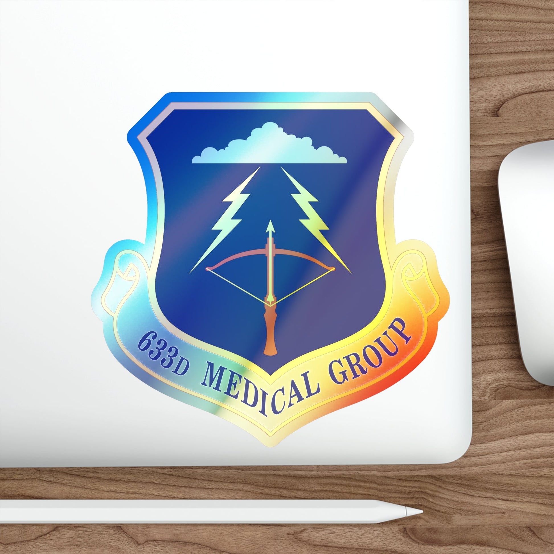 633 Medical Group ACC (U.S. Air Force) Holographic STICKER Die-Cut Vinyl Decal-The Sticker Space