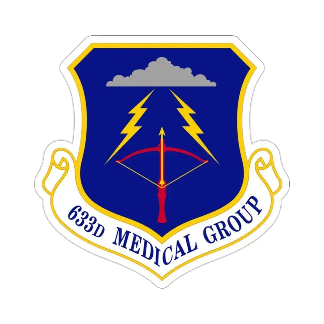 633 Medical Group ACC (U.S. Air Force) STICKER Vinyl Die-Cut Decal 2 Inch - The Sticker Space