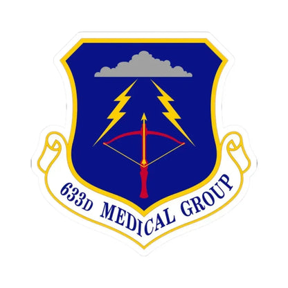 633 Medical Group ACC (U.S. Air Force) STICKER Vinyl Kiss-Cut Decal 2 Inch White - The Sticker Space