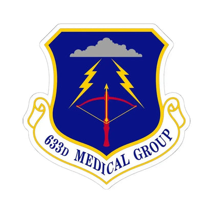 633 Medical Group ACC (U.S. Air Force) STICKER Vinyl Kiss-Cut Decal 6 Inch White - The Sticker Space