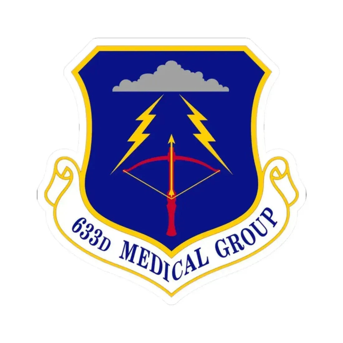 633 Medical Group ACC (U.S. Air Force) STICKER Vinyl Kiss-Cut Decal - The Sticker Space