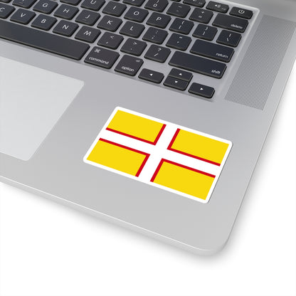 Flag of Dorset (England) STICKER Vinyl Kiss-Cut Decal