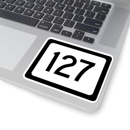 WV-127 (Virginia) (Road Sign) STICKER Vinyl Kiss-Cut Decal