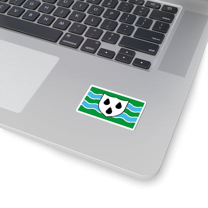 Worcestershire flag (England) STICKER Vinyl Kiss-Cut Decal