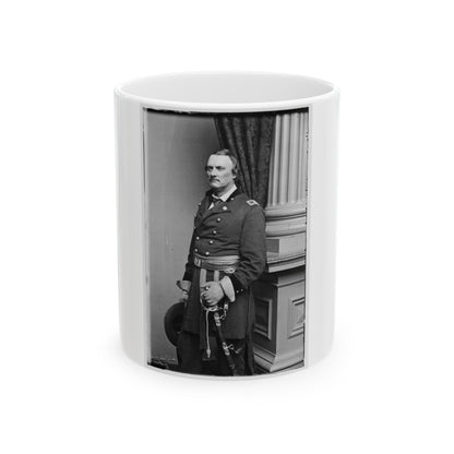 Portrait Of Brig. Gen. Israel B. Richardson, Officer Of The Federal Army (Maj. Gen. From July 4, 1862) (U.S. Civil War) White Coffee Mug