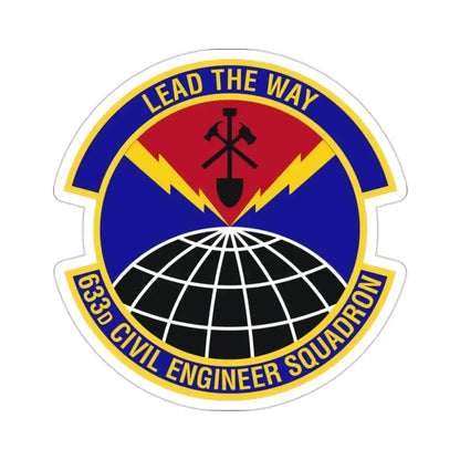 633d Civil Engineer Squadron (U.S. Air Force) STICKER Vinyl Die-Cut Decal 2 Inch - The Sticker Space