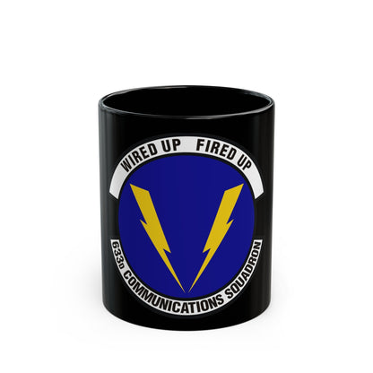 633d Communications Squadron (U.S. Air Force) Black Coffee Mug-11oz-The Sticker Space