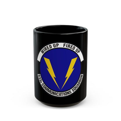 633d Communications Squadron (U.S. Air Force) Black Coffee Mug-15oz-The Sticker Space