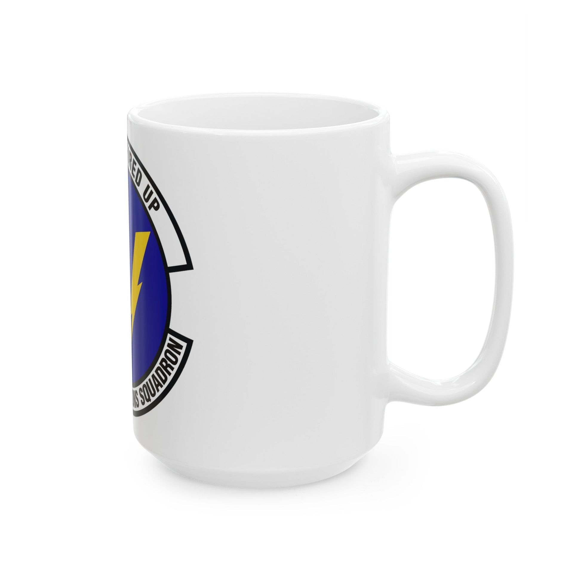 633d Communications Squadron (U.S. Air Force) White Coffee Mug-The Sticker Space